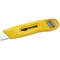 Cosco Utility Knife, Plastic, Retractable Blade, Yellow/Silver COS091467 - alternate 2